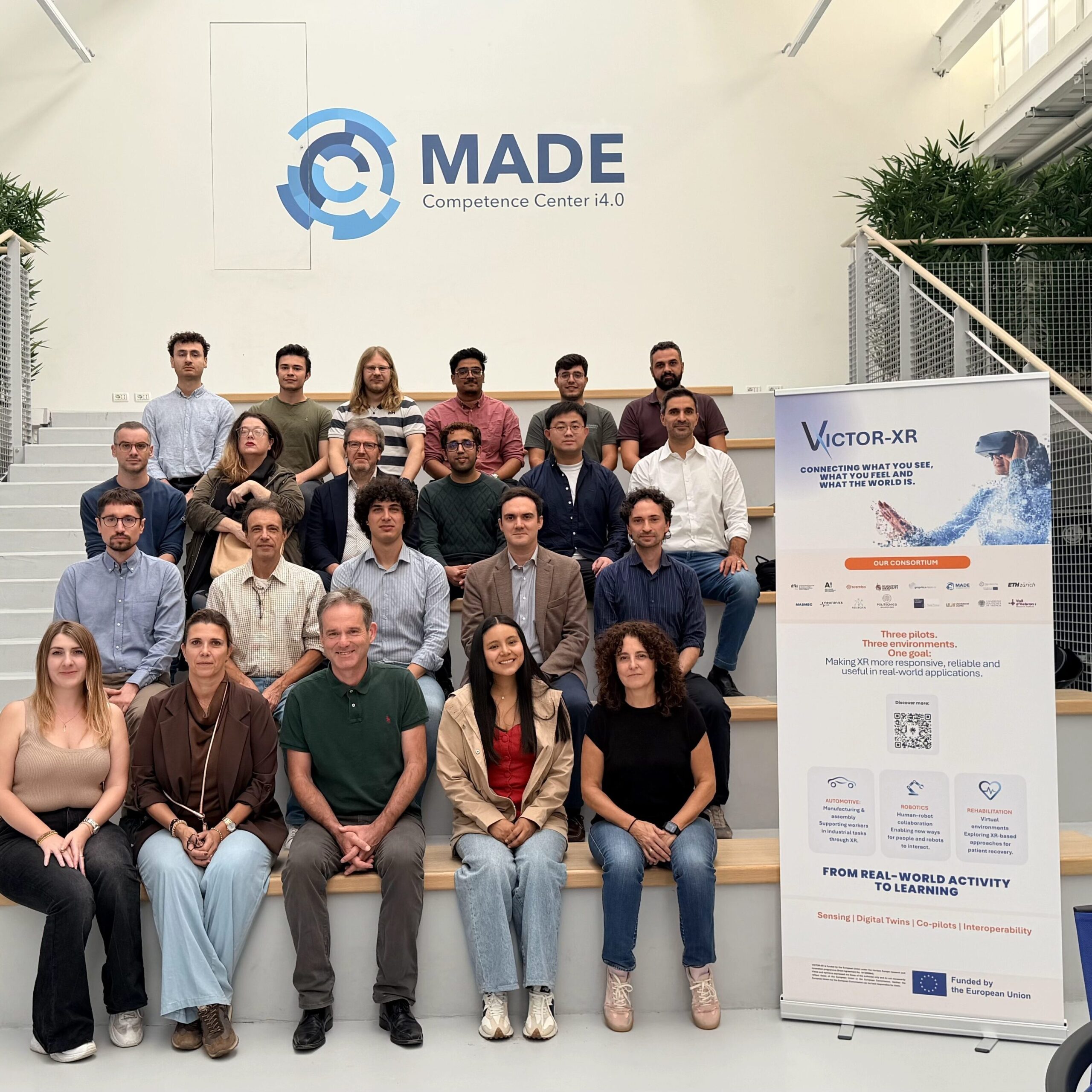 VICTOR-XR partners meet in Milan for the 2nd General Assembly to advance the project’s next phase